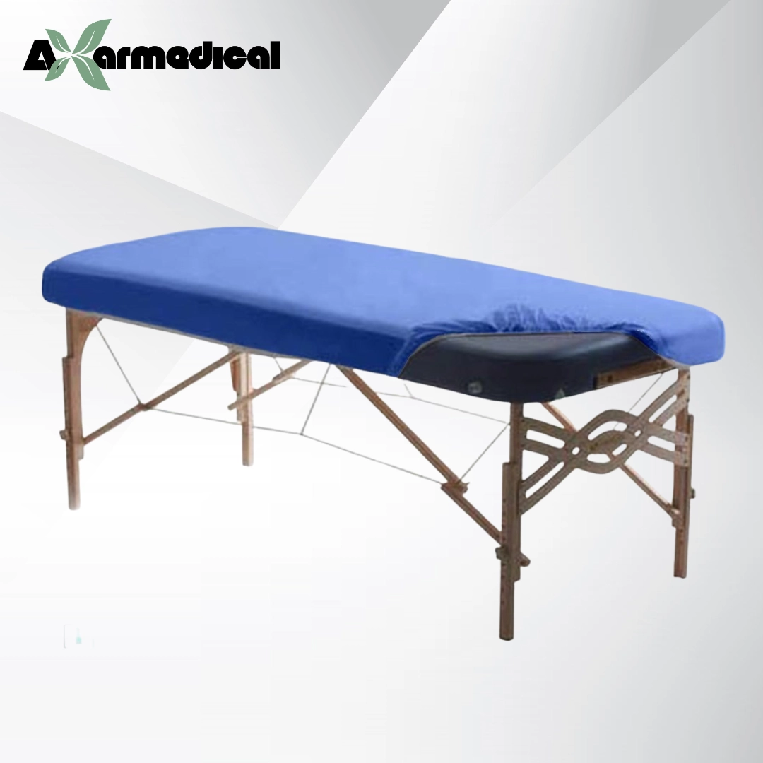 ملحفه دورکش 220*120 آبی گرماژ 20 بافتینه بسته 6عددی
