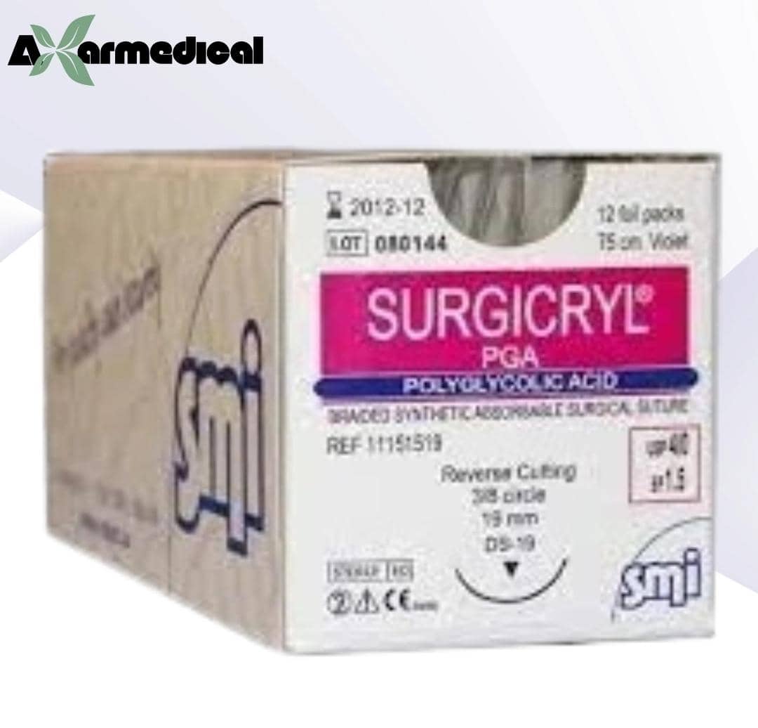 نخ جراحی ویکریل رپید 3/0 کات SMI
